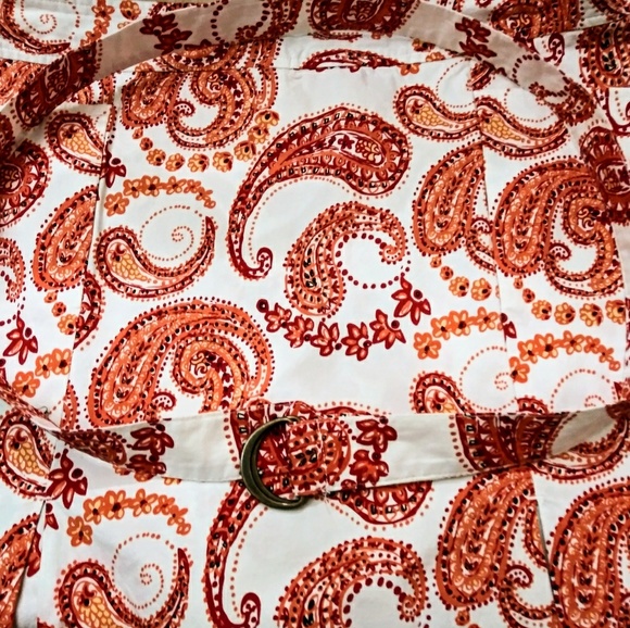 Charter Club Paisley Skort Size 14 - Picture 4 of 5